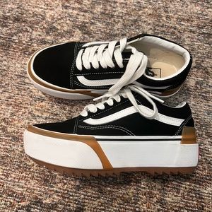 Vans platform shoes women size 6